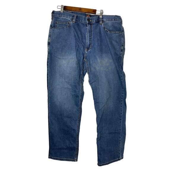 Ridgecut blue jeans work wear work pants men's 42x30 42" waist FADING - Picture 1 of 14